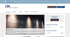 Desktop Screenshot of ifa-asso.com
